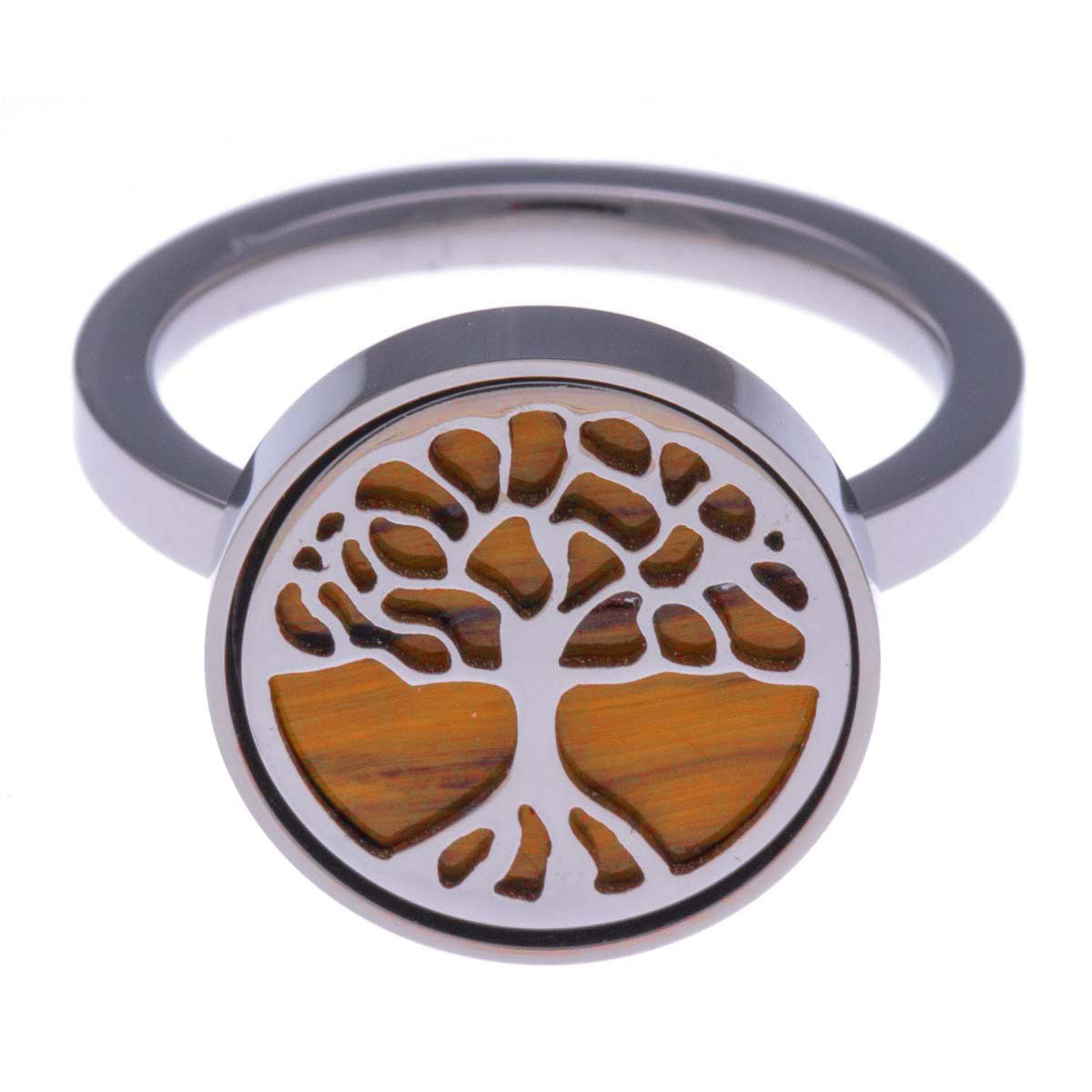 Bague Arbre de Vie Oeil de Tigre