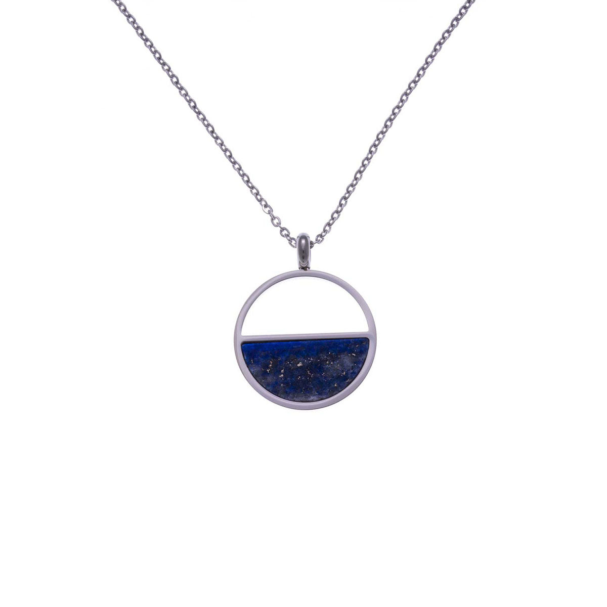 Collier Demi-Lune Lapis Lazuli