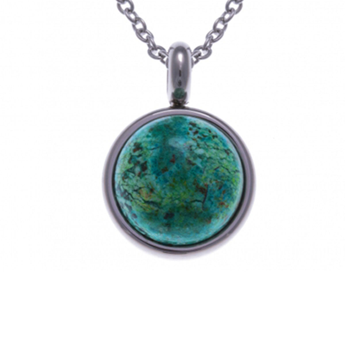 Collier Cabochon Chrysocolle