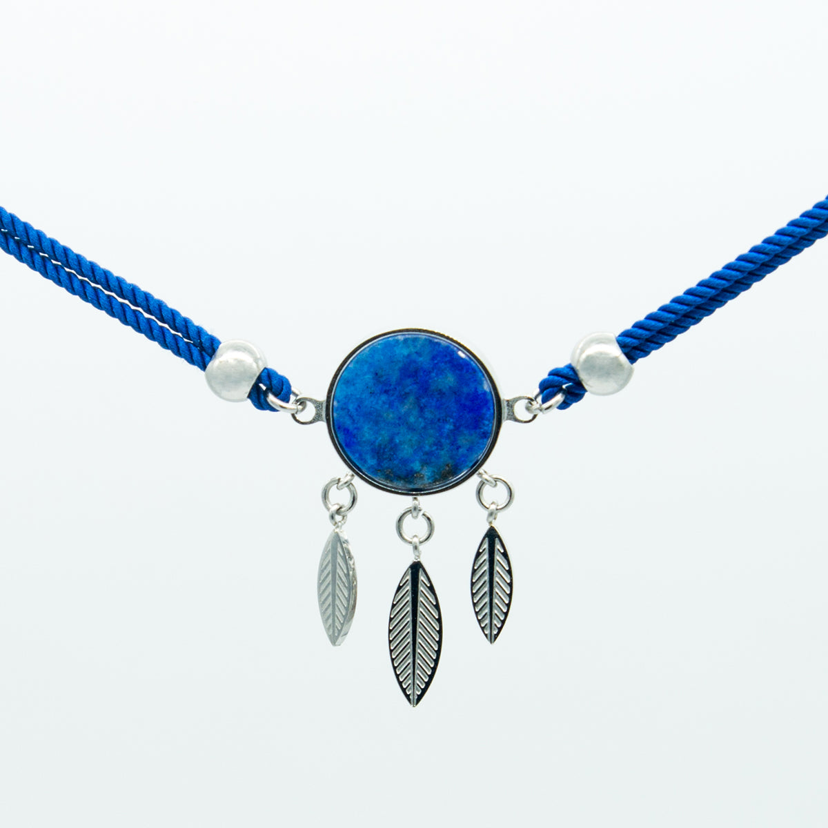 Bracelet Coton Attrape-reves Lapis Lazuli